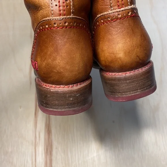 Bed Stu Leather Catty Boot Woman’s 7.5 USA - Picture 5 of 12